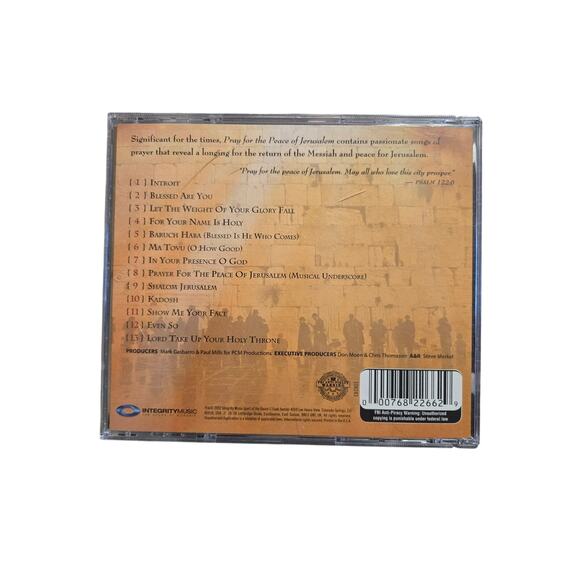 Pray for the peace of Jerusalem CD - Picture 5 of 8